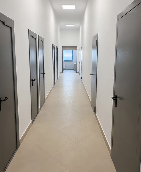 Установленные двери ei