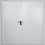 Двупольная противопожарная дверь EI-60 с электромагнитным замком, окрас по RAL