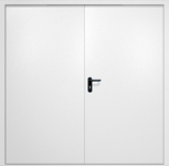 Двупольная противопожарная дверь EI-60, окрас по RAL 9003