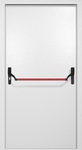 Однопольная противопожарная дверь EI-60 с ручкой «Антипаника», окрас по RAL 9003
