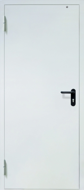 Однопольная противопожарная дверь EI-60 с электромагнитным замком, окрас по RAL