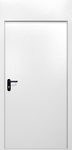 Однопольная противопожарная дверь EI-60 с верхней вставкой, окрас по RAL 9003