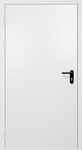 Однопольная противопожарная дверь EI-60 с ручкой «Антипаника», окрас по RAL 9003