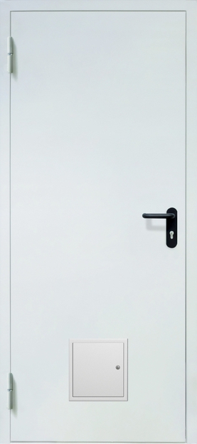 Однопольная противопожарная дверь EI-60 со стыковочным узлом снизу, окрас по RAL