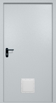 Однопольная противопожарная дверь EI-60 со стыковочным узлом снизу, окрас по RAL