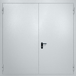 Противопожарные металлические ворота распашные RAL