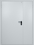 Полуторная противопожарная дверь EI-60 с электромагнитным замком, окрас по RAL