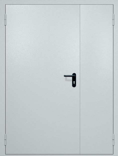 Полуторная противопожарная дверь EI-60, окрас по RAL Полуторная противопожарная дверь EI-60, окрас по RAL